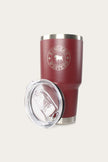 Yarra Powder Coated Insulated Tumbler - Maroon