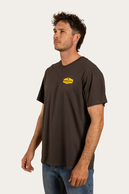 Servo Mens Loose Fit T-Shirt - Charcoal