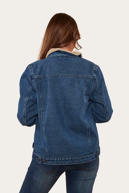 Killawarra Womens Jacket - Mid Wash Blue