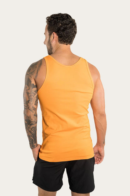 Shearer Mens Rib Tank - Neon Orange