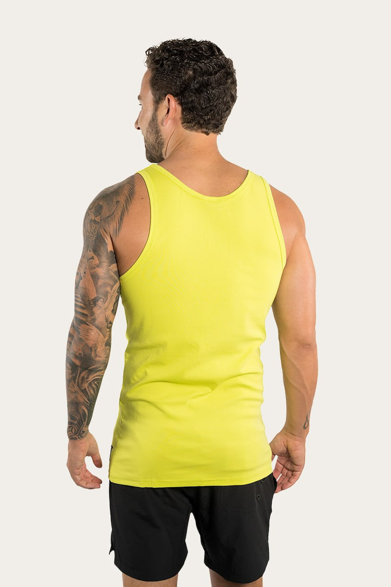 Shearer Mens Rib Tank - Neon Yellow