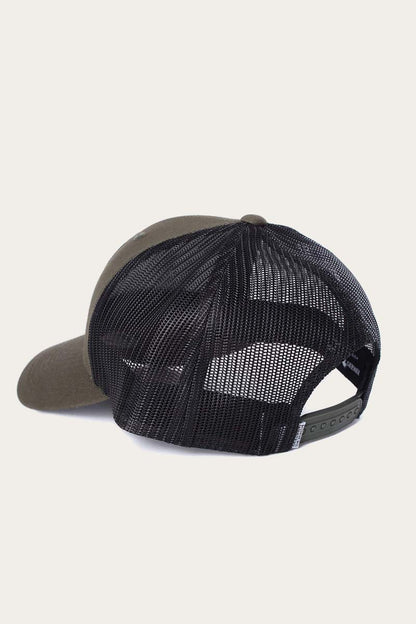 Signature Bull Trucker Cap - Army/Black