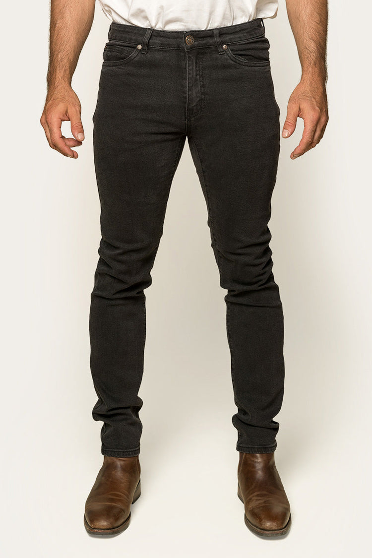 Austin Mens Slim Fit Jeans - Black