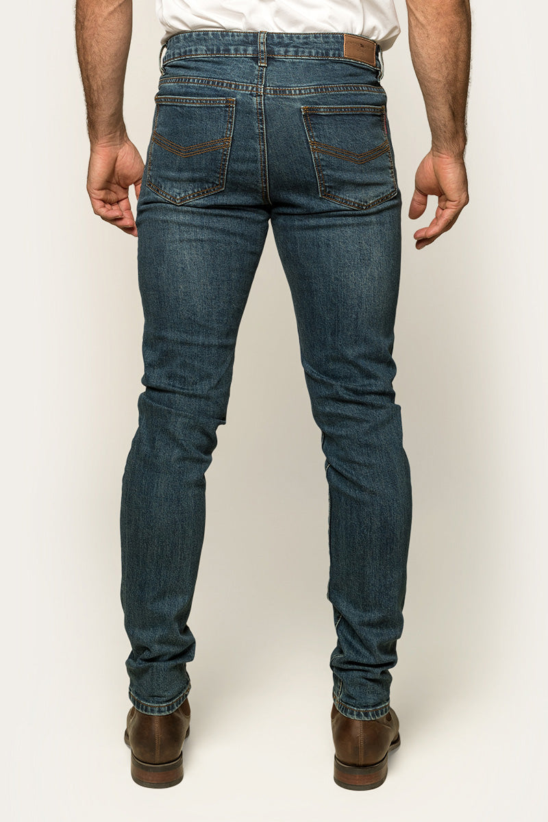 Austin Mens Slim Fit Jeans - True Blue