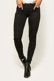 Sophie Womens Skinny Leg Jeans - Black